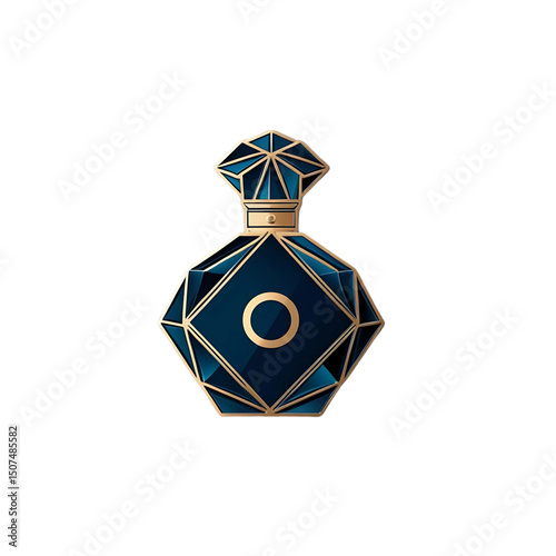 diamond logo perfume bottle