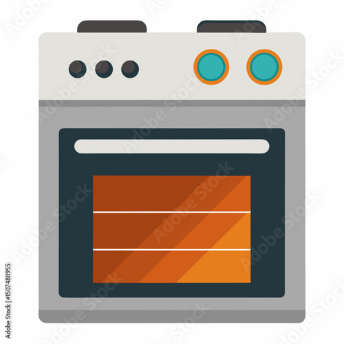 gas stove vector
