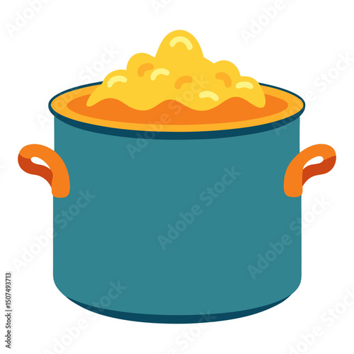pot with soup