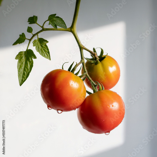 tomatoes on vine