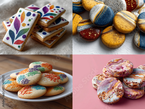 collage of cookies