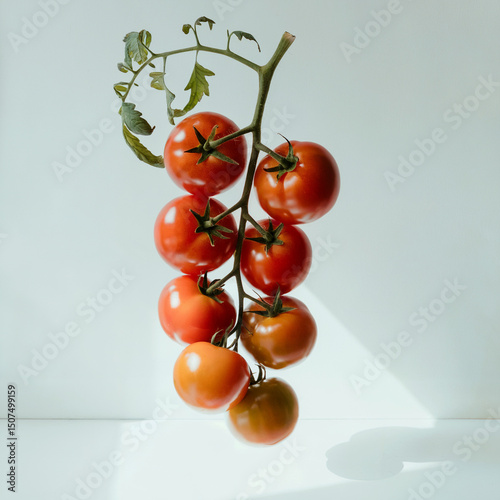 tomatoes on a vine