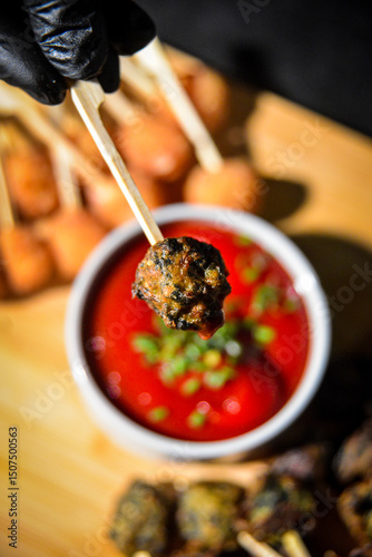 gourmet vegetable skewers