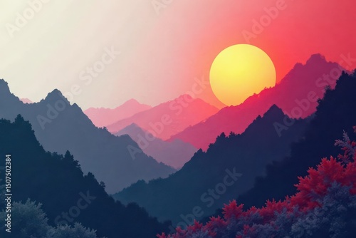 Geometric abstract shapes, minimalist style, monochrome palette, monochrome, texture