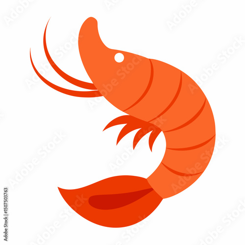 vector illustration of a lobster