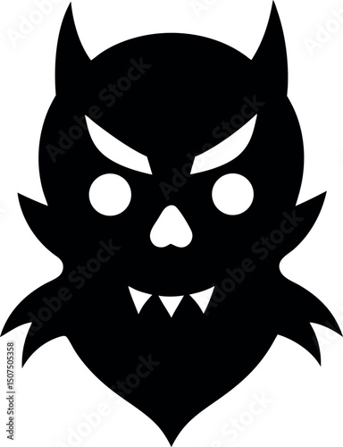Devil Cutout Silhouette