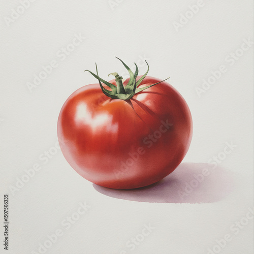 tomato on a white background