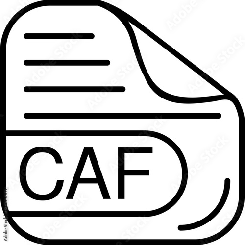 CAF File Format Icon