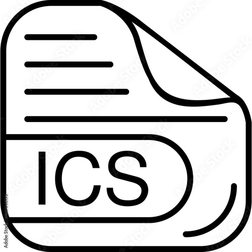 ICS File Format Icon
