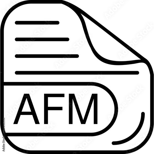 AFM File Format Icon
