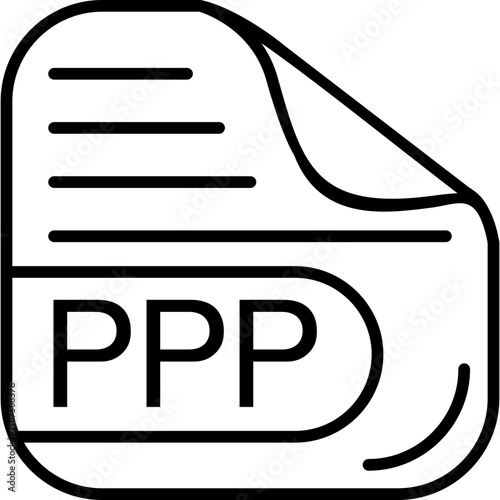 PPP File Format Icon