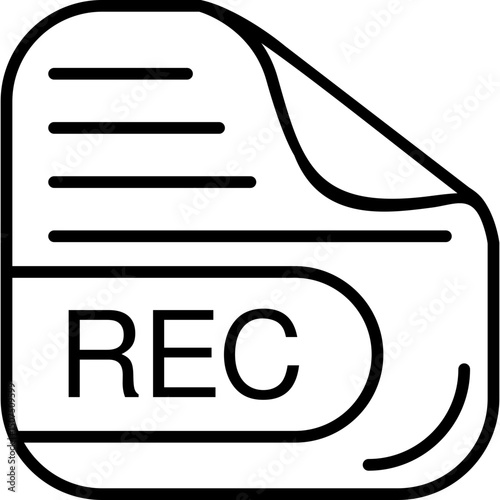 REC File Format Icon