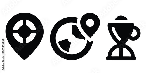abstract background with a clock silhouette