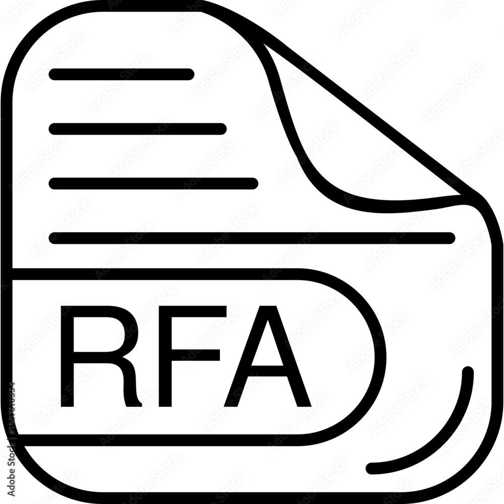 RFA File Format Icon RFA File Format Icon