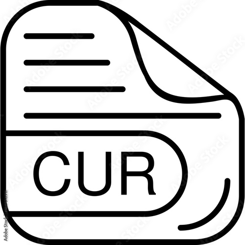 CUR File Format Icon