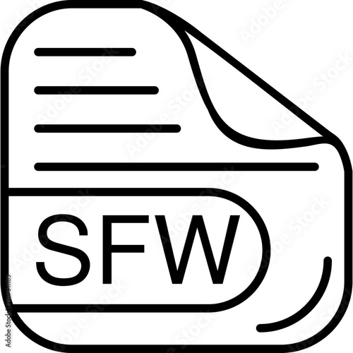 SFW File Format Icon