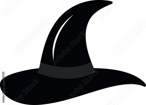 black hat isolated on white background