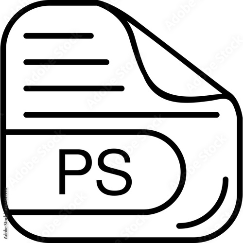 PS File Format Icon