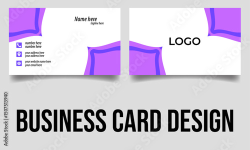 Professional Business Card Design. modern design.