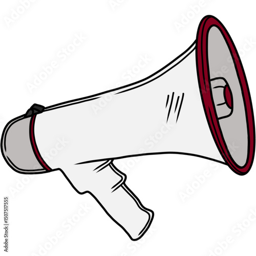 megaphone announcement loudspeaker