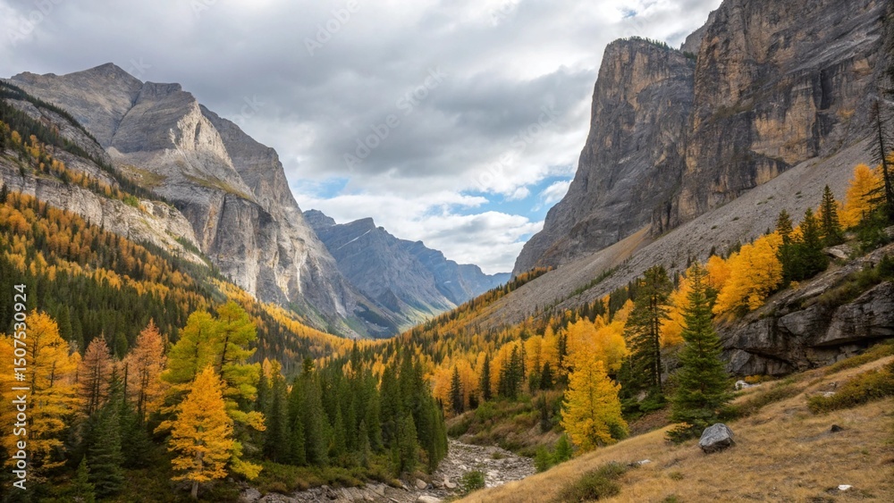 Fototapeta premium autumn in yosemite