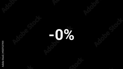 Decline from 0% to 100%, Decrement Display, Smooth Fall Counter,  loss animation counter