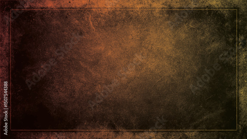 Uniform with Stroke of Gold. Golden metallic backdrop design with a textured surface, presenting an antiqued and worn finish enriched with abstract uneven spots and stains