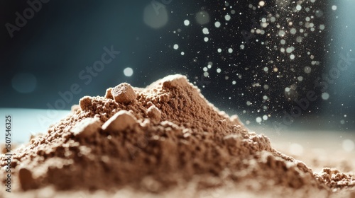 Vanilla Protein Powder Heap with Soft Granules Ultr