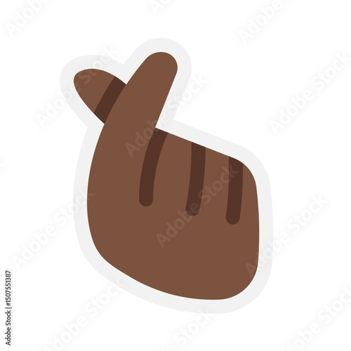 Pinching Hand Dark Skin Tone