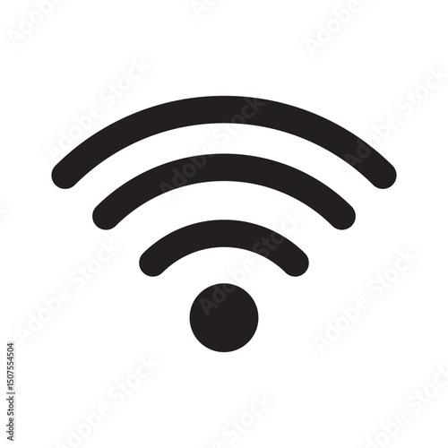 Wi-fi icon, wi-fi sign.