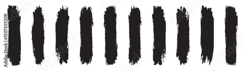 Brush strokes vector. brush. Set of text boxes. Paintbrush collection. Vector black paint brush. Grungy brushes collection. Rectangle brush collection. permanent marker pen stroke set.