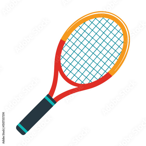 tennis racket with ball