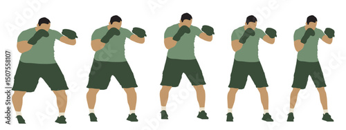Conceptual fat overweight obese man vs slim fit healthy body after weight loss or diet, white background banner. A  fitness, nutrition or obesity, health care shape illustration vector as silhouettes