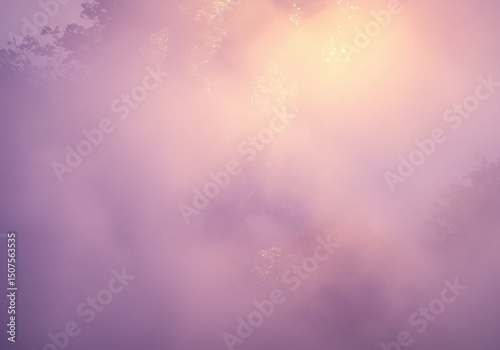 Dreamy Pink and Purple Fog with Soft Light - Ethereal Abstract Background for Mystical, Romantic, or Serene Designs.