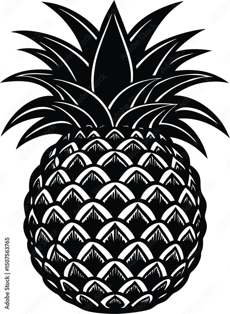 Obraz premium pineapple vector design
