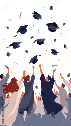 group of graduates