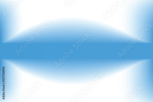 Blue and White Abstract Gradient Background with Soft Wave Reflection
