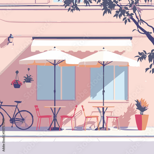 Cafe or Restaurant Vector Illustration
