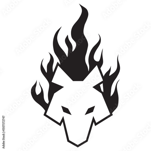 fire wolf logo

