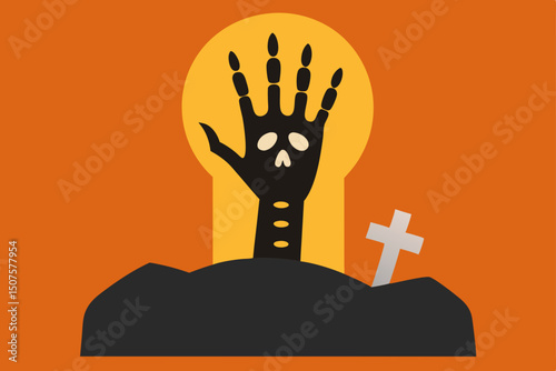 Hand holding a heart, a vector illustration symbolizing the innovative concept of business success and shared power