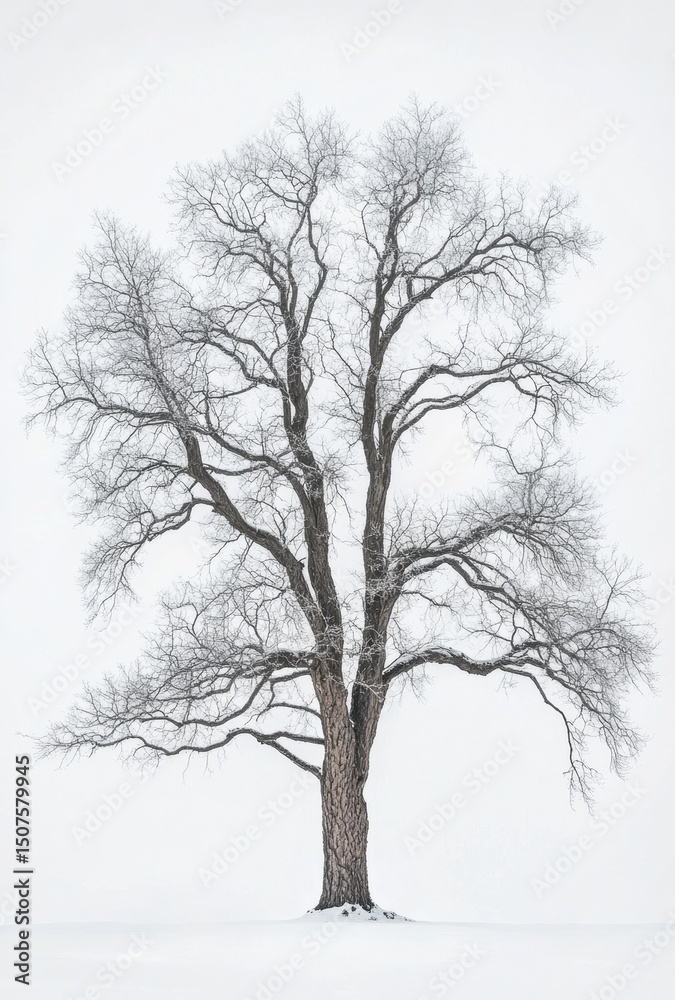 Fototapeta premium tree in winter