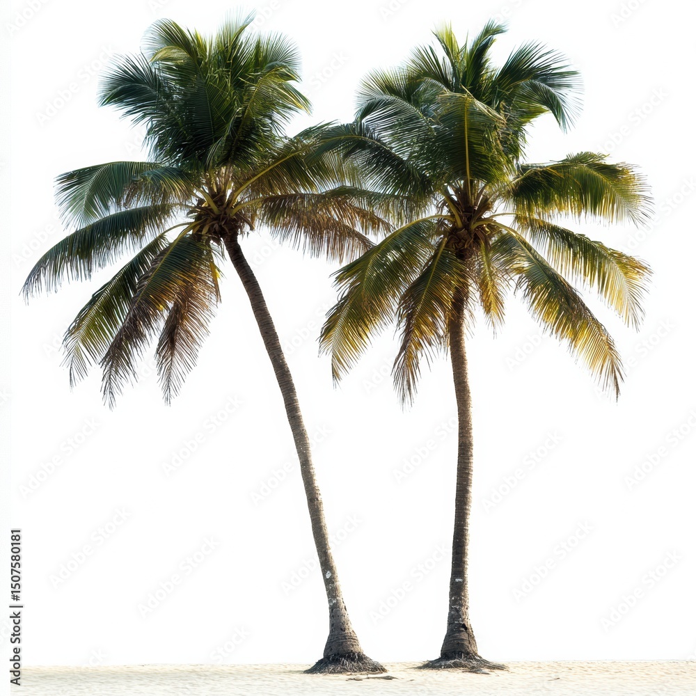 Obraz premium coconut palm tree