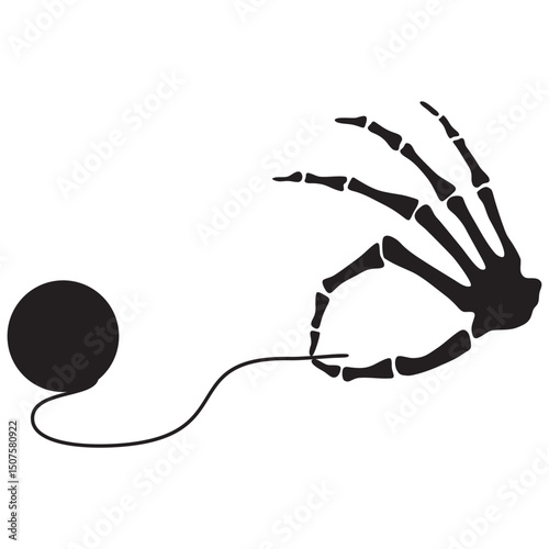 thread pulling outline icon