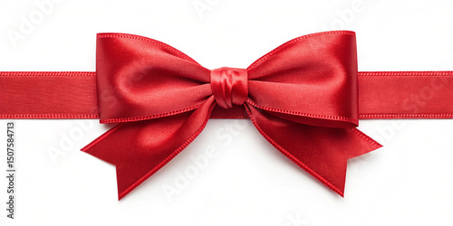 red ribbon bow
