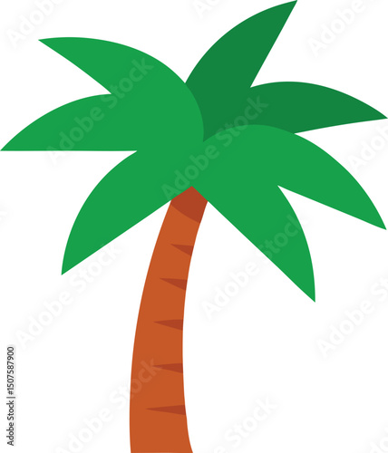 vector illustration of a palm leaf