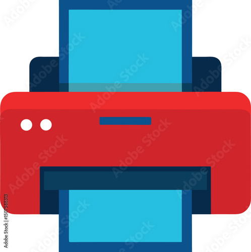 printer icon vector illustration