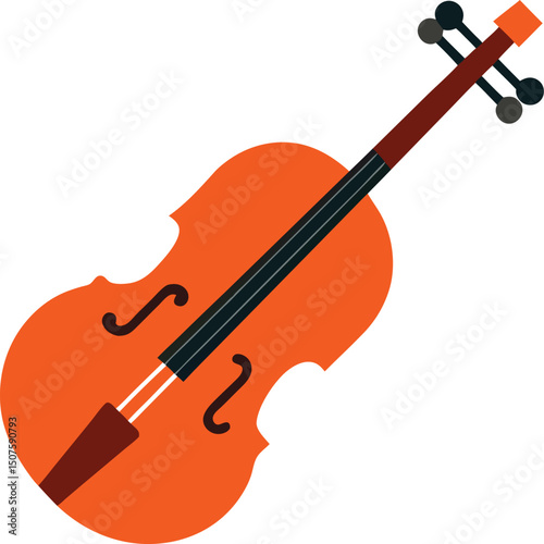 violin vector illustration
