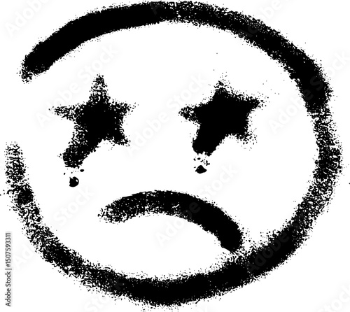 Sad Star Face