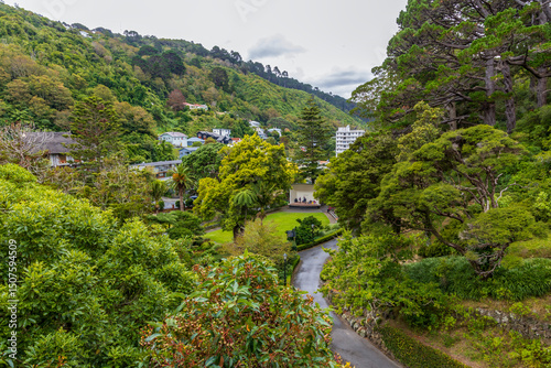 Wellington Botanic Gardens and Carter Observatory in Wellington, New Zealand.