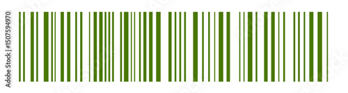 Realistic barcode. Barcode icon